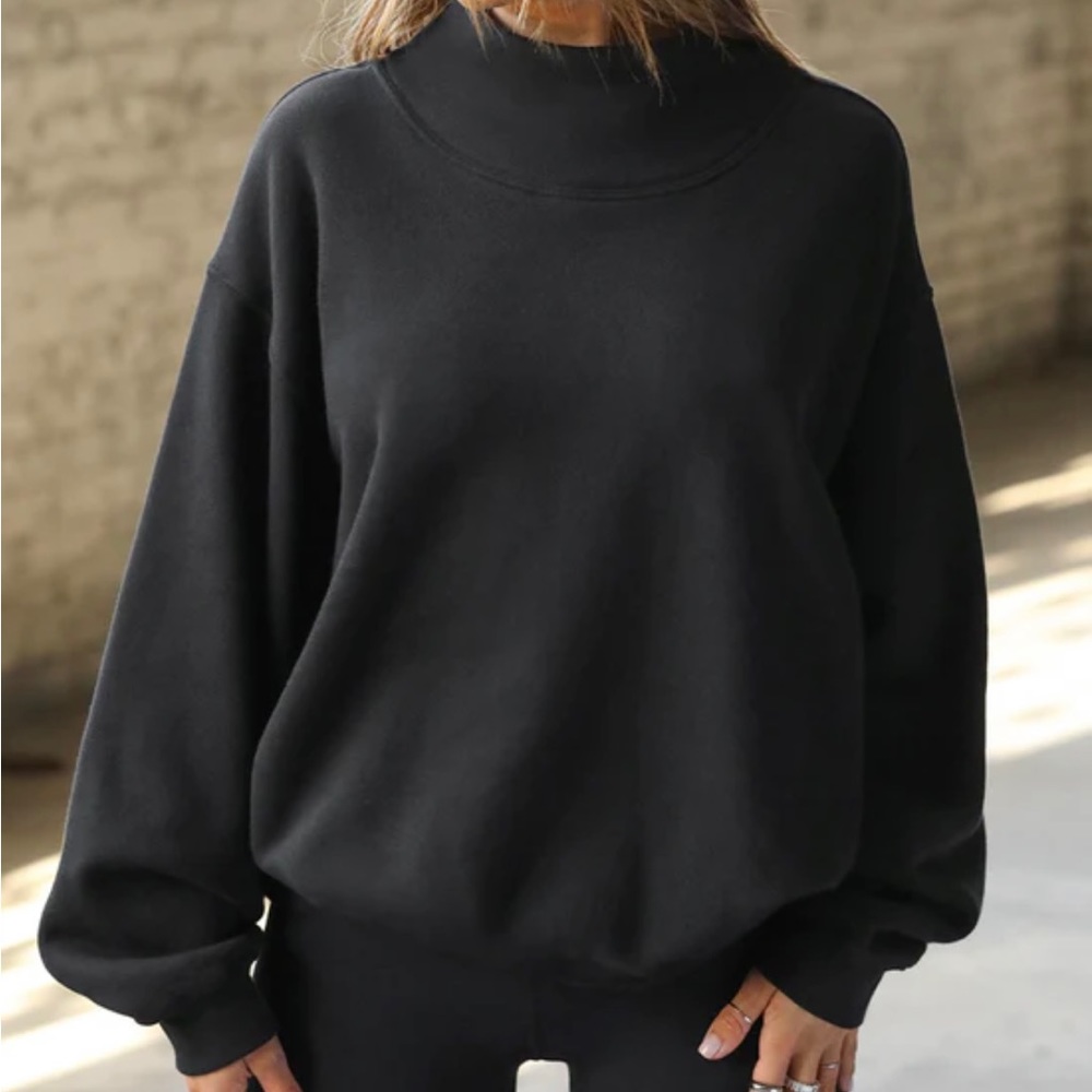 Joah Brown Turtleneck Sweatshirt!